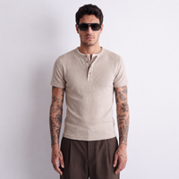 [Grunewald] henley t-shirt
