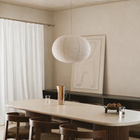 [Stockholm] linen hanging lamp