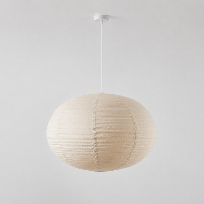 [Stockholm] linen hanging lamp