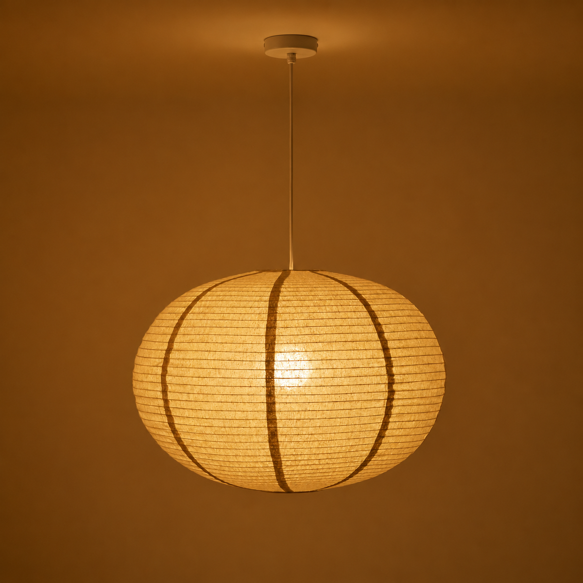 [Stockholm] linen hanging lamp