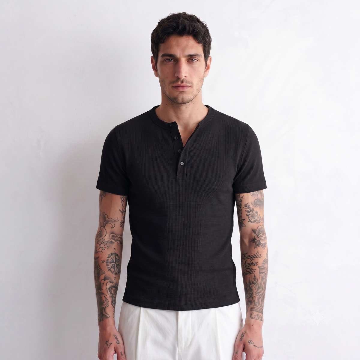 [Grunewald] henley t-shirt