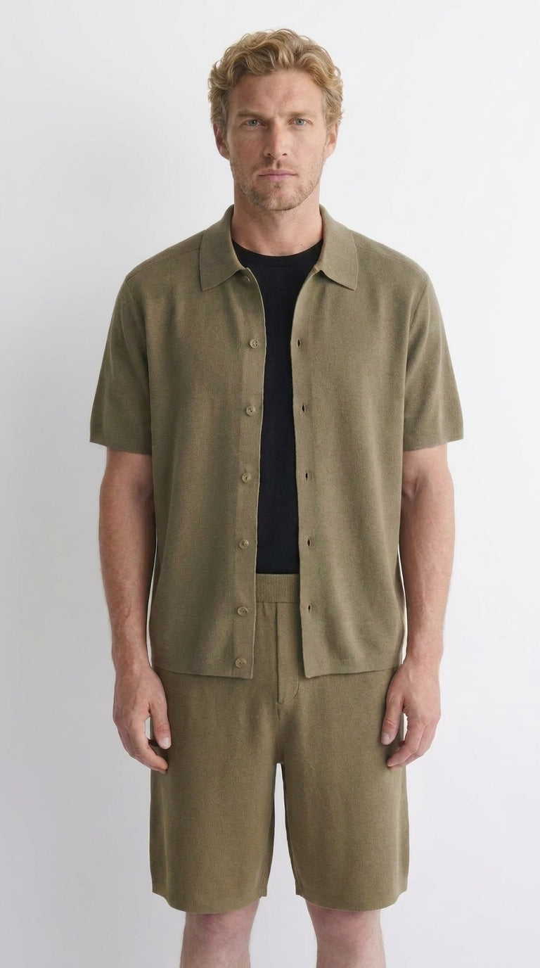 [Positano] knitted linen set