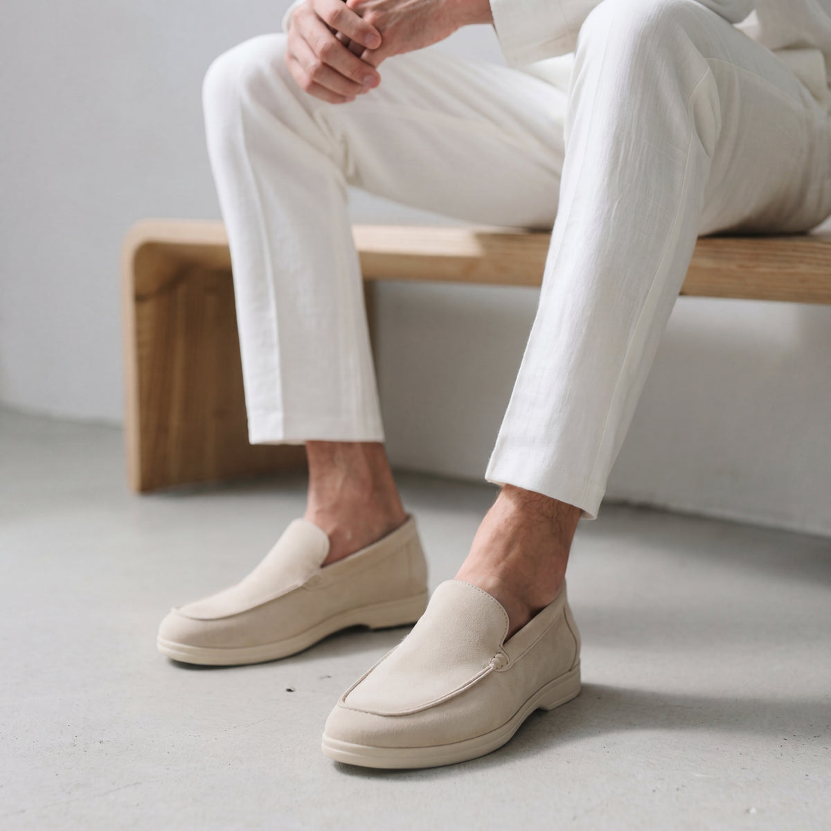 [Tropez] Suede Loafers