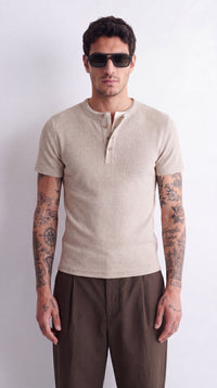 [Grunewald] henley t-shirt