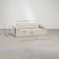 [ambère] cord sofa