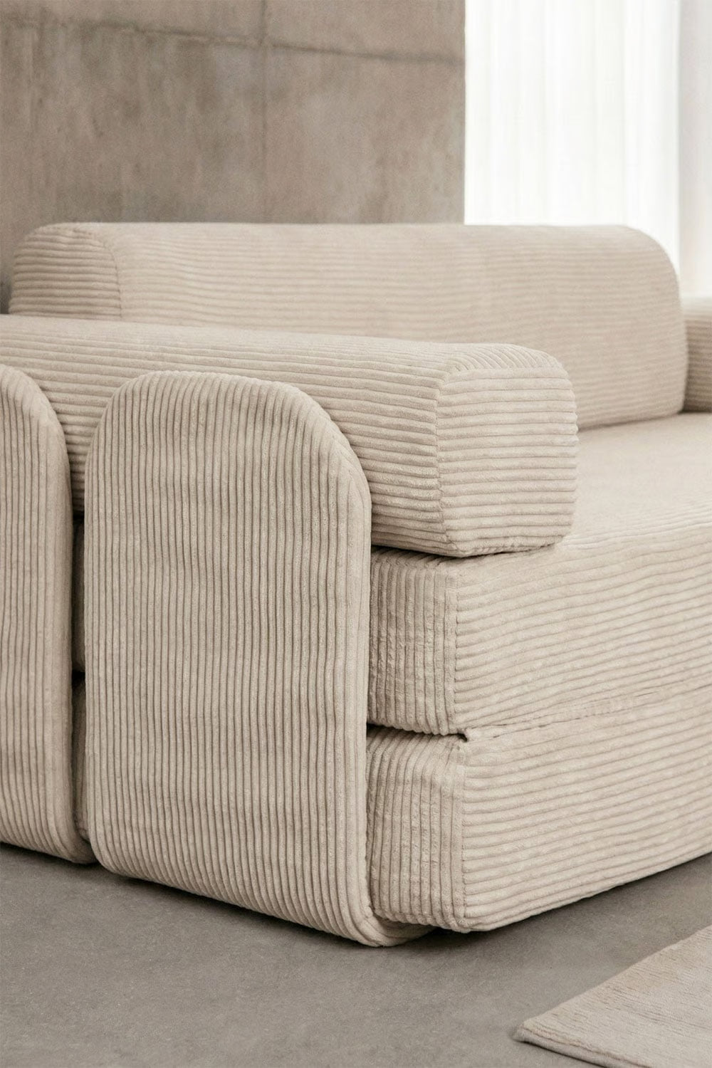 [ambère] cord sofa